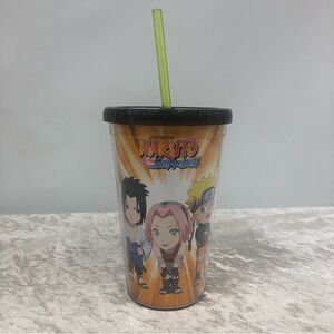 Naruto Tumbler 16 oz w/straw shonenjump shippuden funky